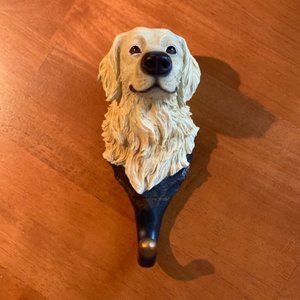 Molded Clay Dog Wall Hook